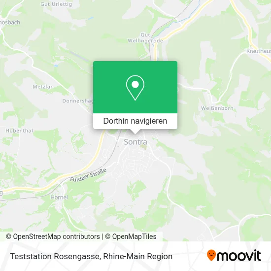 Teststation Rosengasse Karte