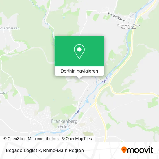 Begado Logistik Karte