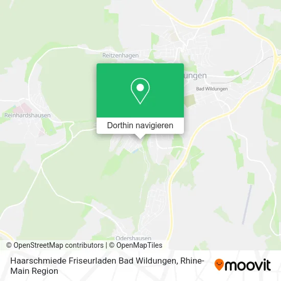 Haarschmiede Friseurladen Bad Wildungen Karte