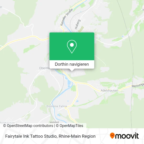 Fairytale Ink Tattoo Studio Karte