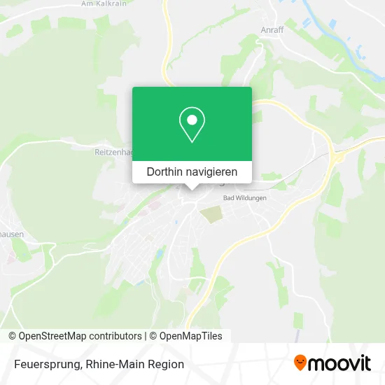 Feuersprung Karte