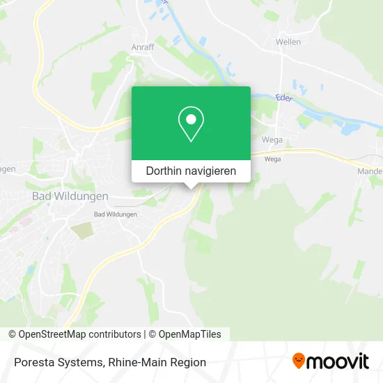 Poresta Systems Karte