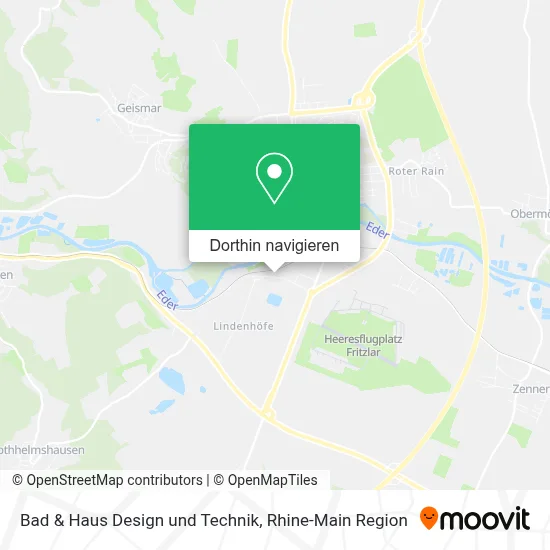 Bad & Haus Design und Technik Karte