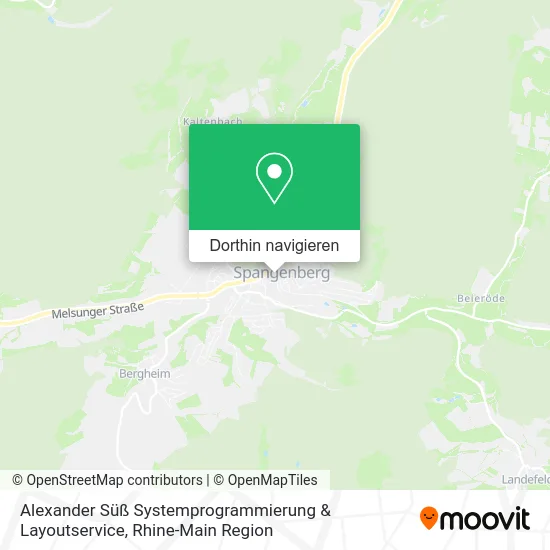 Alexander Süß Systemprogrammierung & Layoutservice Karte