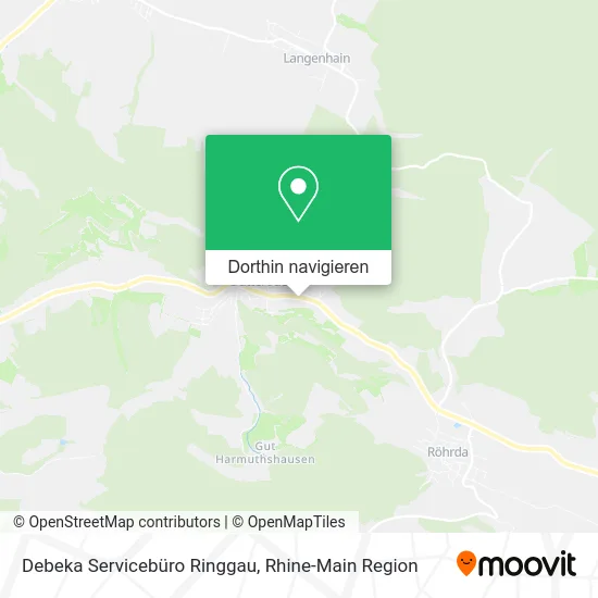 Debeka Servicebüro Ringgau Karte