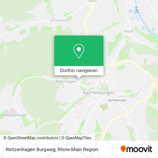 Reitzenhagen Burgweg Karte