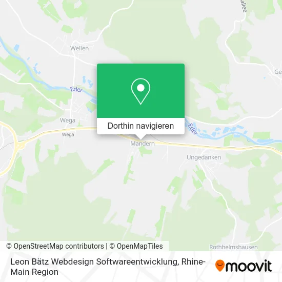 Leon Bätz Webdesign Softwareentwicklung Karte