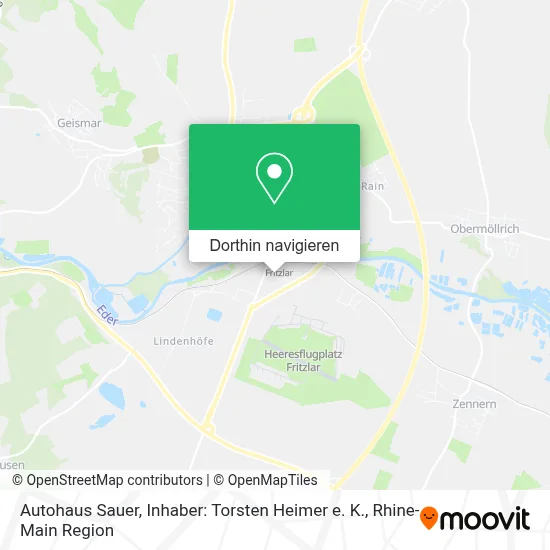 Autohaus Sauer, Inhaber: Torsten Heimer e. K. Karte