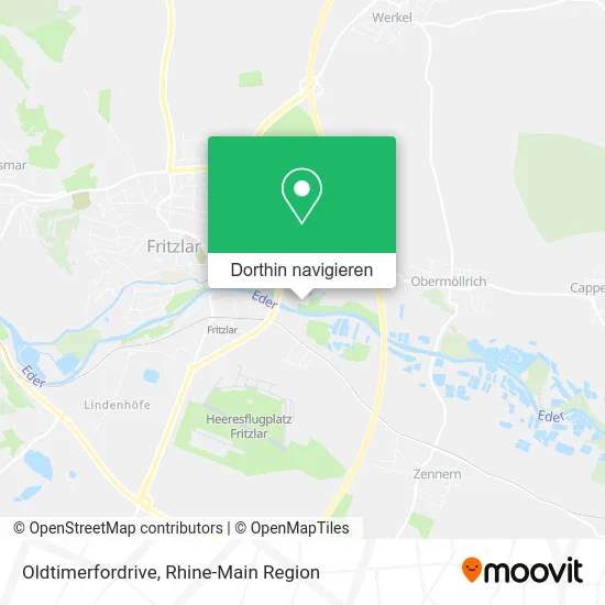 Oldtimerfordrive Karte