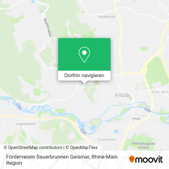 Förderverein Sauerbrunnen Geismar Karte