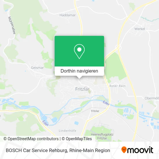 BOSCH Car Service Rehburg Karte