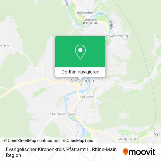 Evangelischer Kirchenkreis Pfarramt II Karte