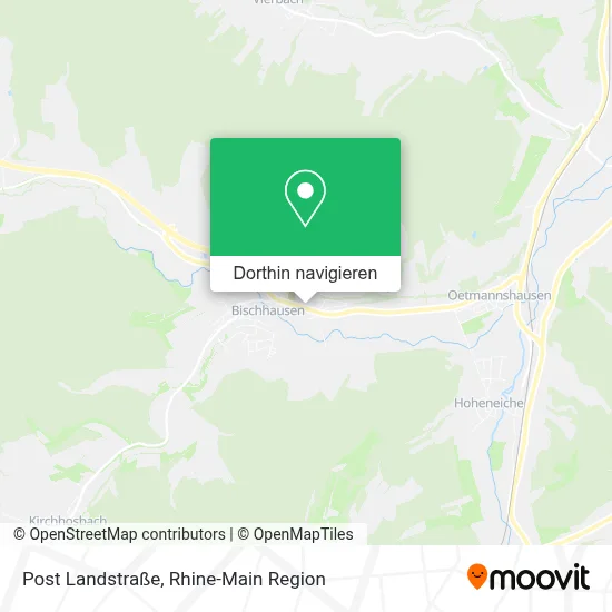 Post Landstraße Karte