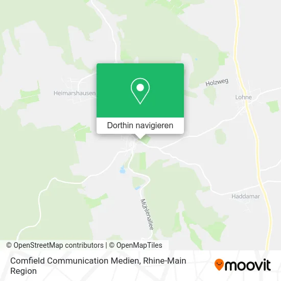 Comfield Communication Medien Karte