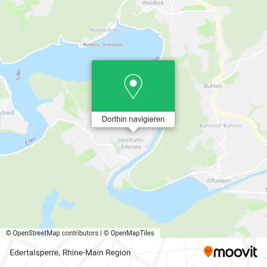 Edertalsperre Karte
