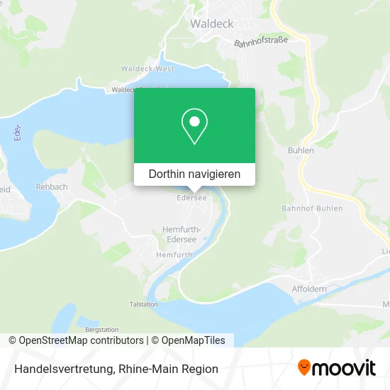 Handelsvertretung Karte