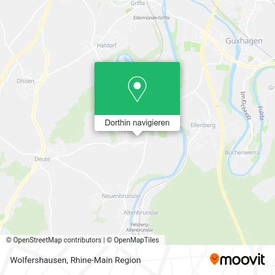 Wolfershausen Karte