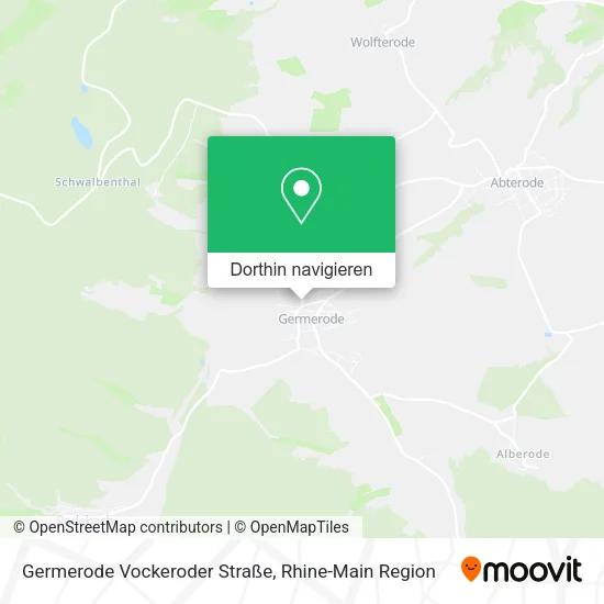 Germerode Vockeroder Straße Karte