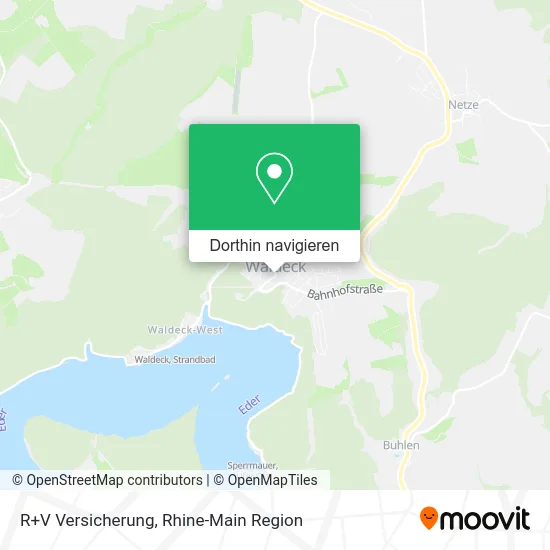 R+V Versicherung Karte