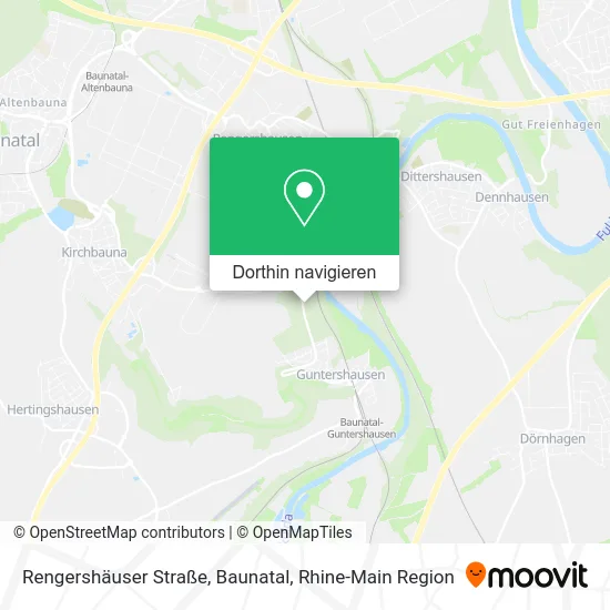 Rengershäuser Straße, Baunatal Karte