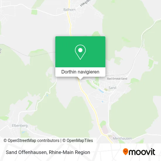 Sand Offenhausen Karte