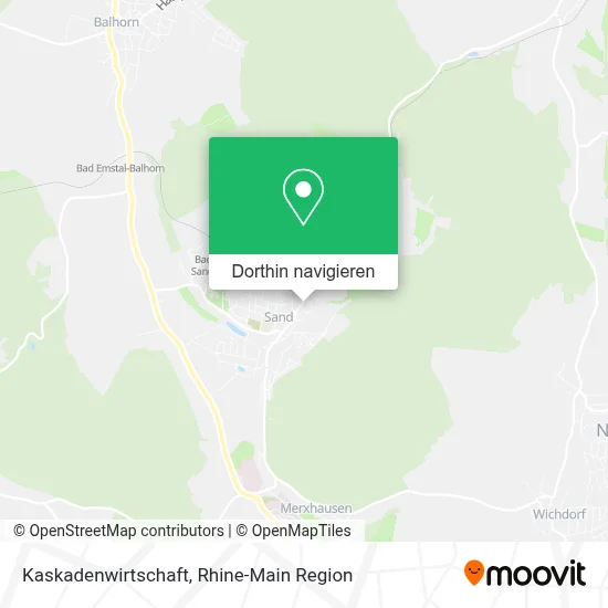 Kaskadenwirtschaft Karte