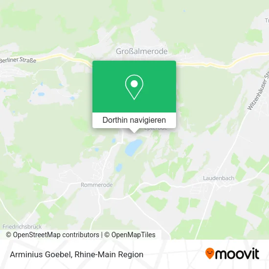 Arminius Goebel Karte