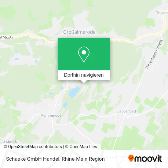 Schaake GmbH Handel Karte