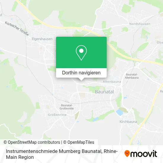 Instrumentenschmiede Mumberg Baunatal Karte