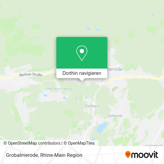 Grobalmerode Karte