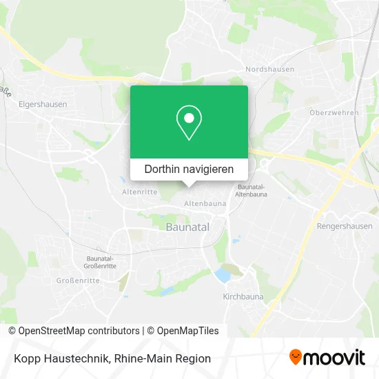 Kopp Haustechnik Karte