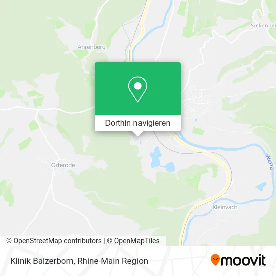 Klinik Balzerborn Karte