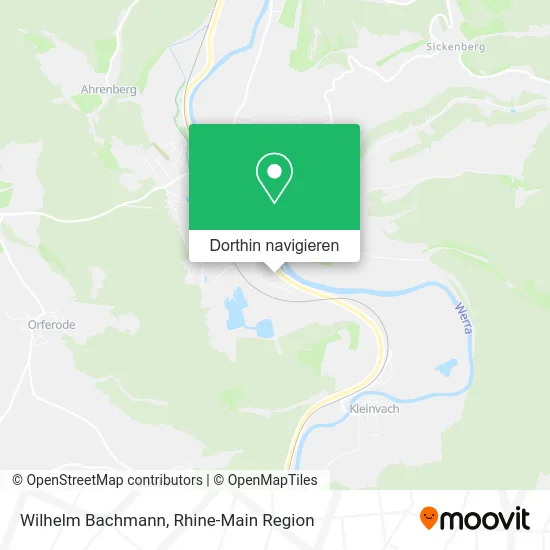 Wilhelm Bachmann Karte