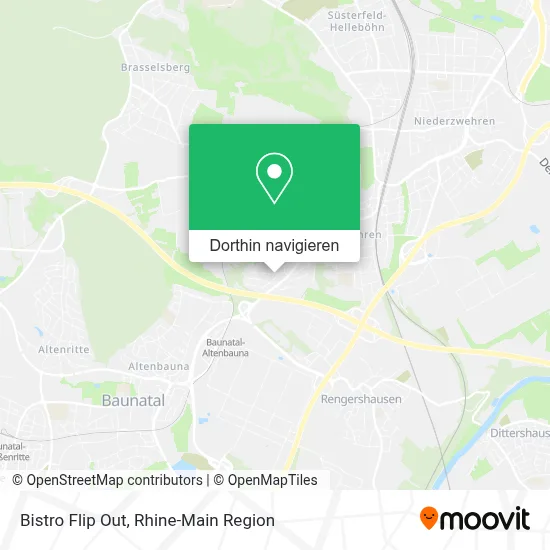 Bistro Flip Out Karte