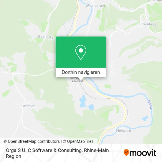 Orga S U. C Software & Consulting Karte