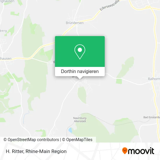H. Ritter Karte