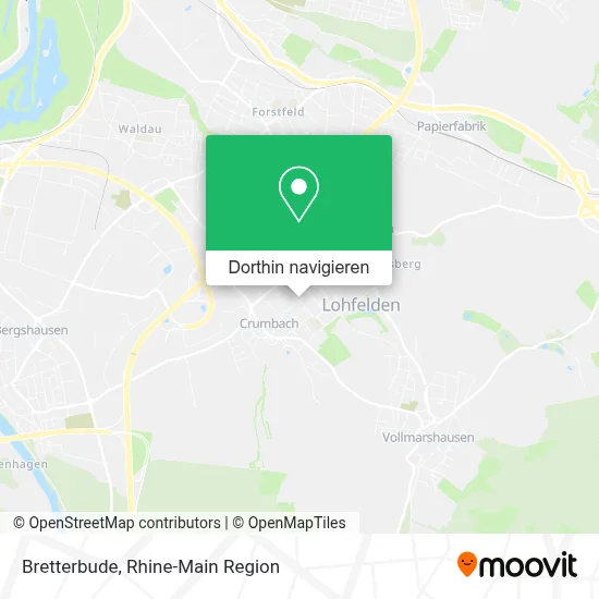 Bretterbude Karte