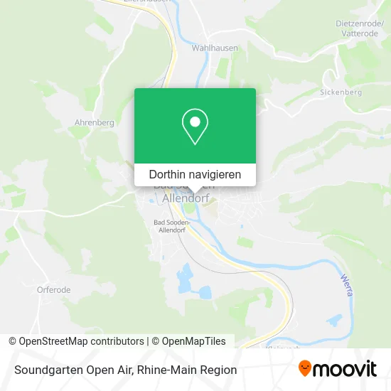 Soundgarten Open Air Karte