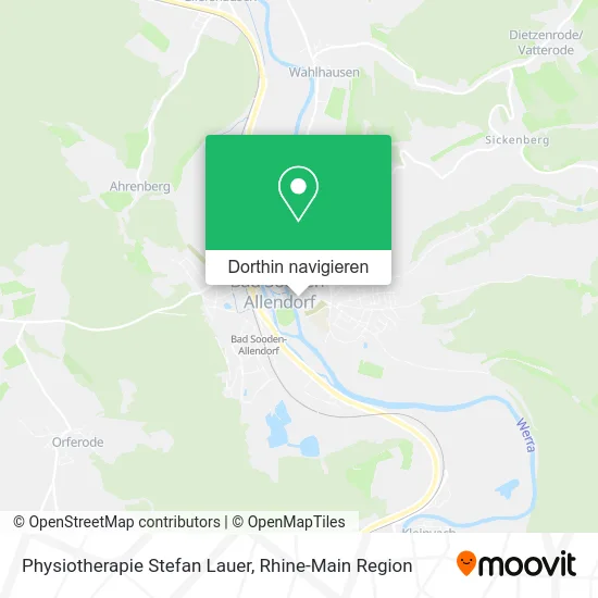 Physiotherapie Stefan Lauer Karte