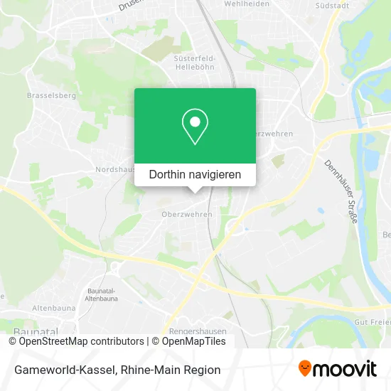 Gameworld-Kassel Karte