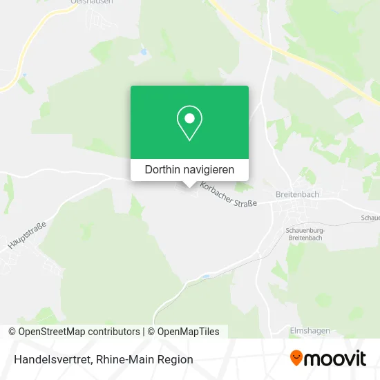 Handelsvertret Karte