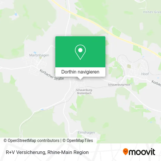 R+V Versicherung Karte