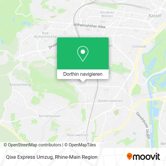 Qixe Express Umzug Karte