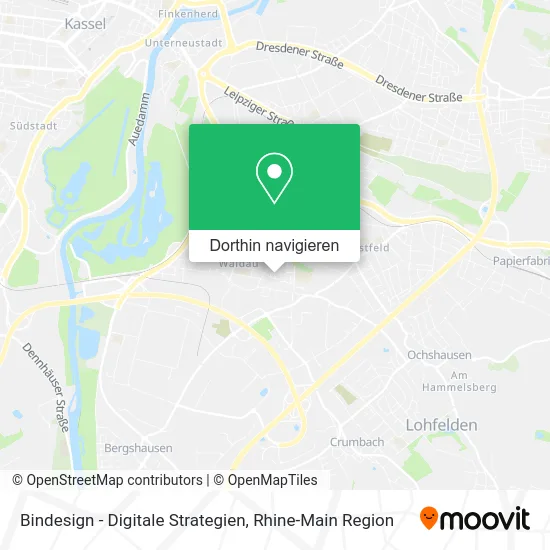 Bindesign - Digitale Strategien Karte