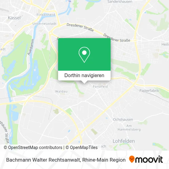 Bachmann Walter Rechtsanwalt Karte