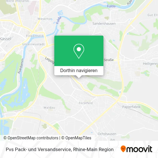 Pvs Pack- und Versandservice Karte