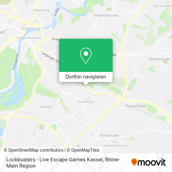 Lockbusters - Live Escape Games Kassel Karte