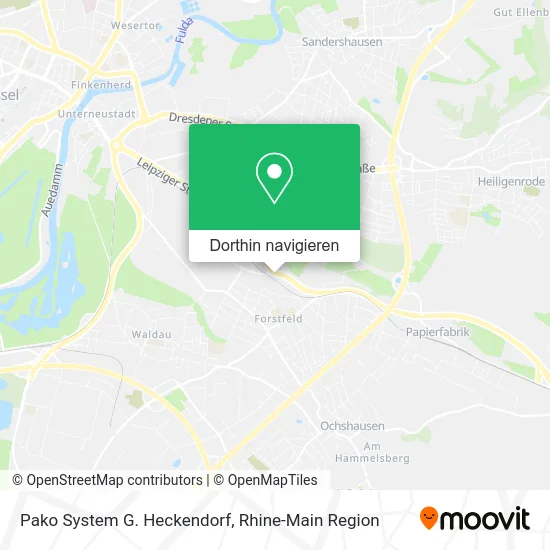Pako System G. Heckendorf Karte
