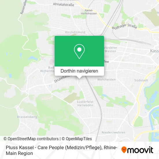 Pluss Kassel - Care People (Medizin / Pflege) Karte