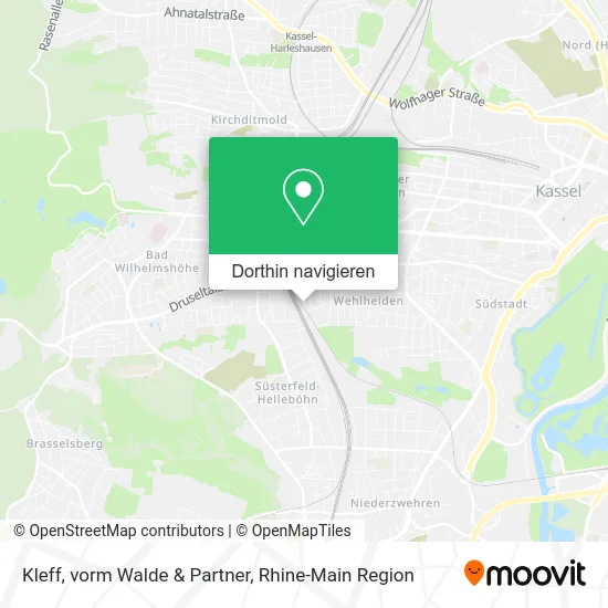 Kleff, vorm Walde & Partner Karte